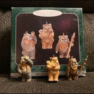 Hallmark Star Wars Ewoks ornaments